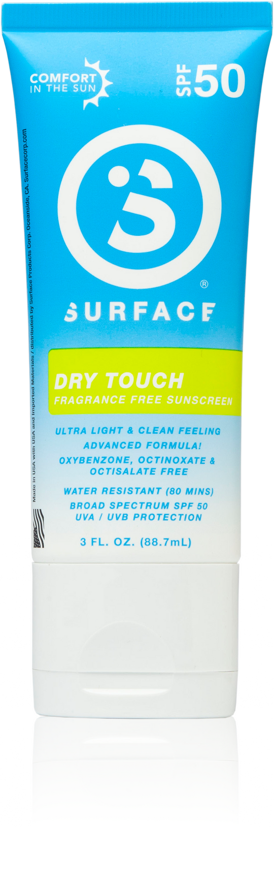 SURFACE SPF350 DRY TOUCH SUNSCREEN LOTION 3OZ. Stewart Surfboards
