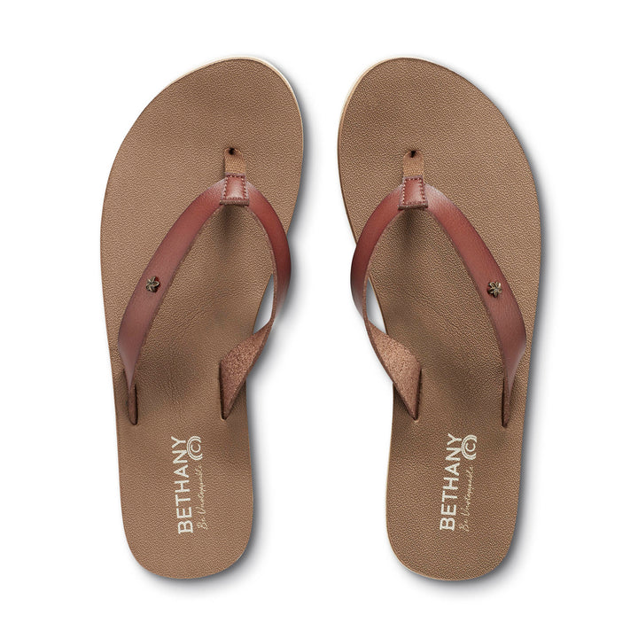 Bethany Cobian Sandals COBIAN BETHANY KEALIA SANDALS CHESTNUT