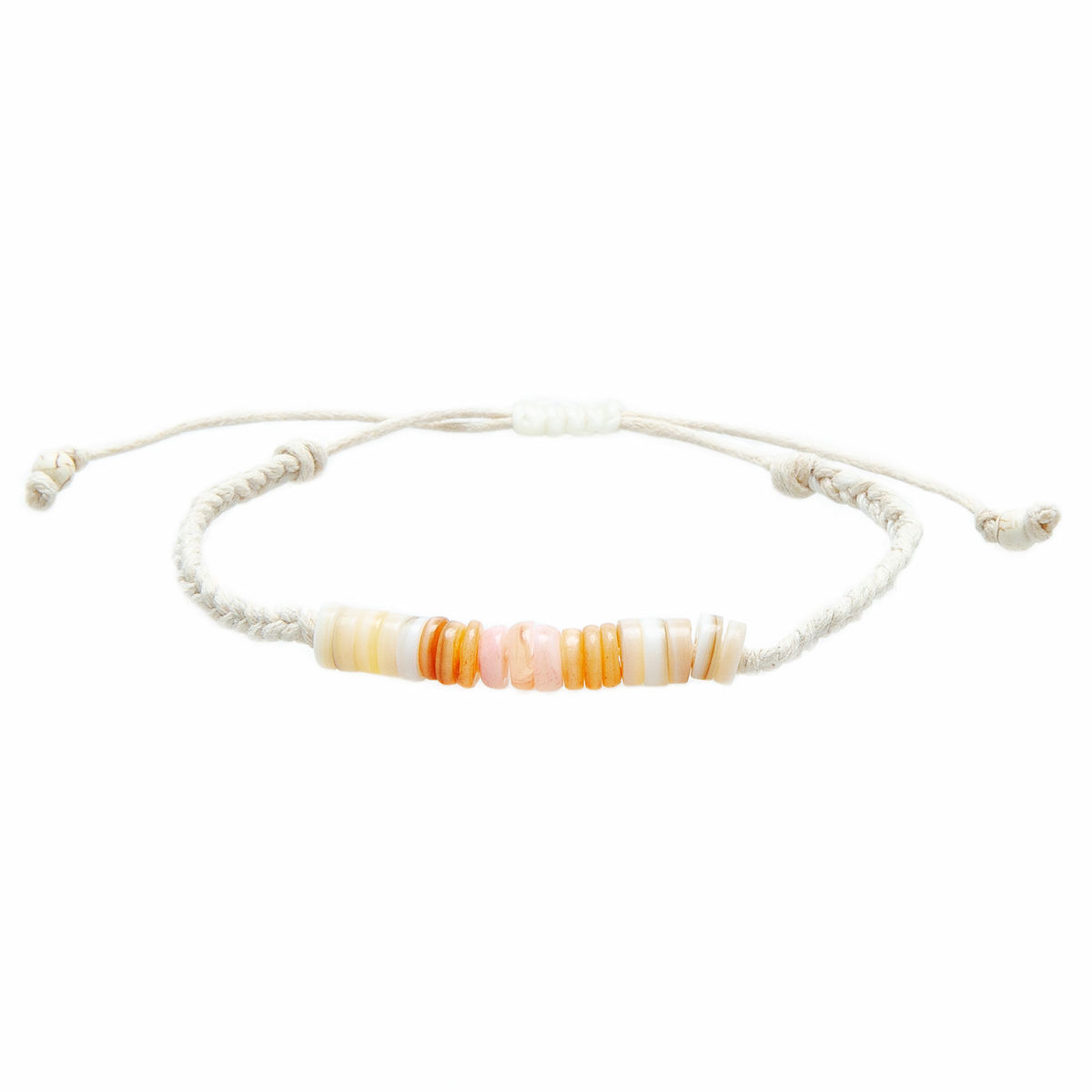 LOTUS & LUNA BRAIDED PUKA SHELL BRACELETS