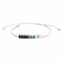 LOTUS & LUNA BRAIDED PUKA SHELL BRACELETS