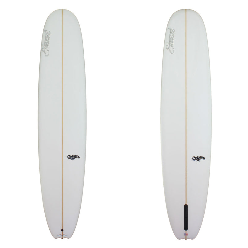 Stewart 9'0" Bird Longboard (9'0", 23", 3") B#127553 clear top and bottom