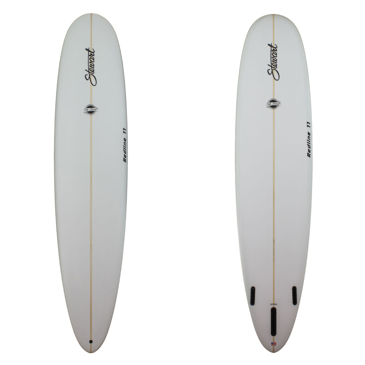 Stewart 9'0" Redline 11 Longboard clear (9'0", 23 3/4", 3 1/4") B#127961