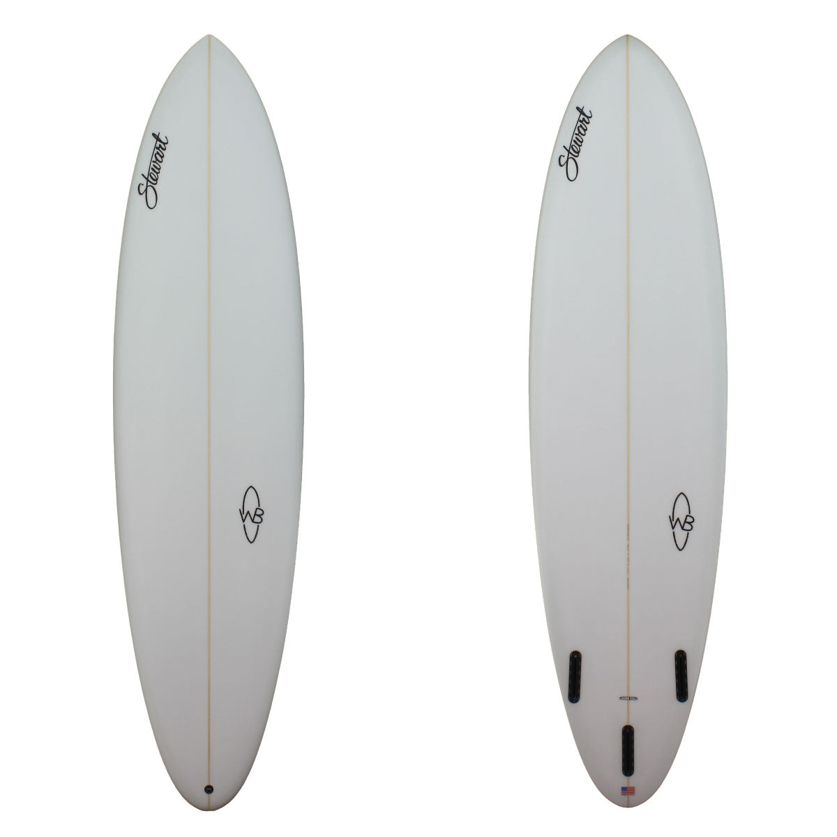 Stewart 7'4" Wild Bill mid length clear(7'4", 22", 2 7/8") B#128299