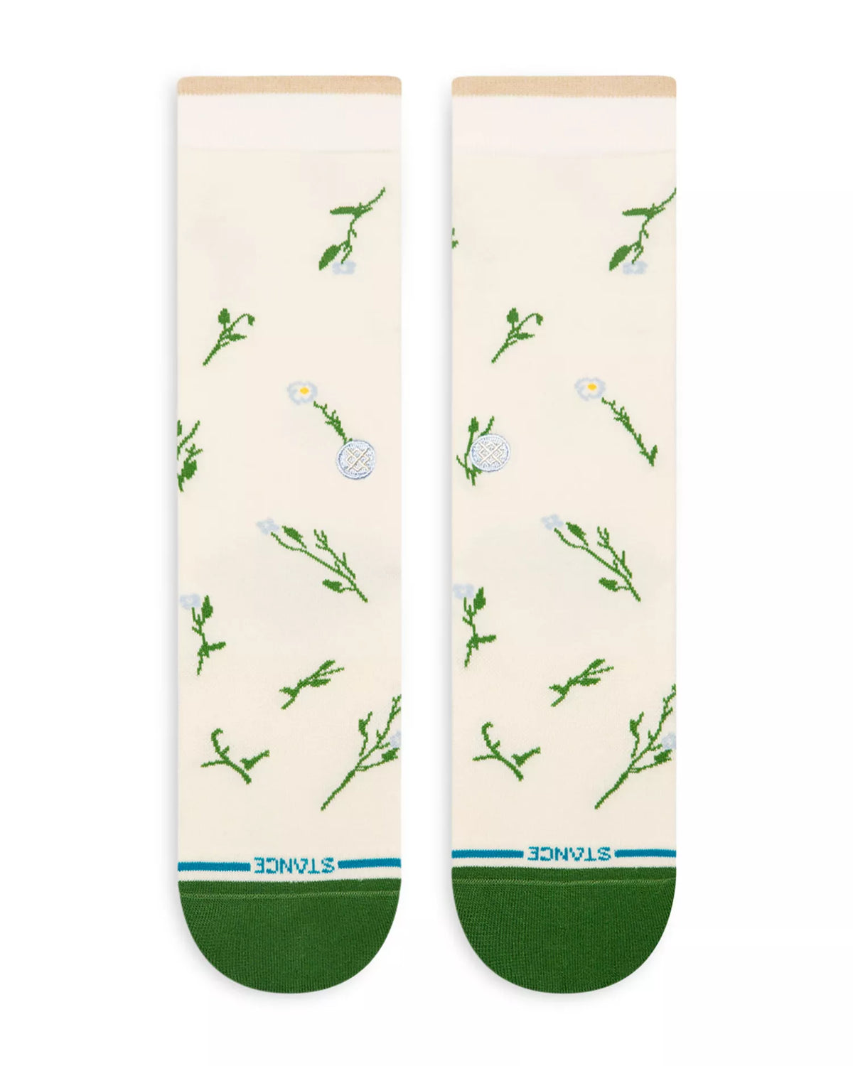 STANCE WILDFLOWER WOMEN'S SOCKS IVORY