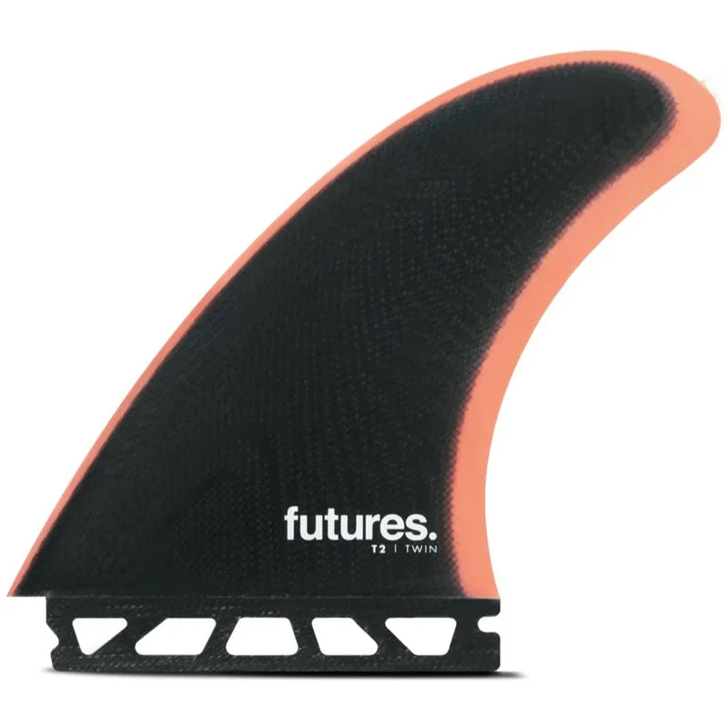 FUTURES FINS T2 FG TWIN- INDIGO/ROSE