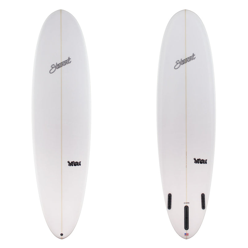 Stewart Mid-Length 7'0" 2FUN (7'0", 22", 2 3/4") B#128796 clear and sand only