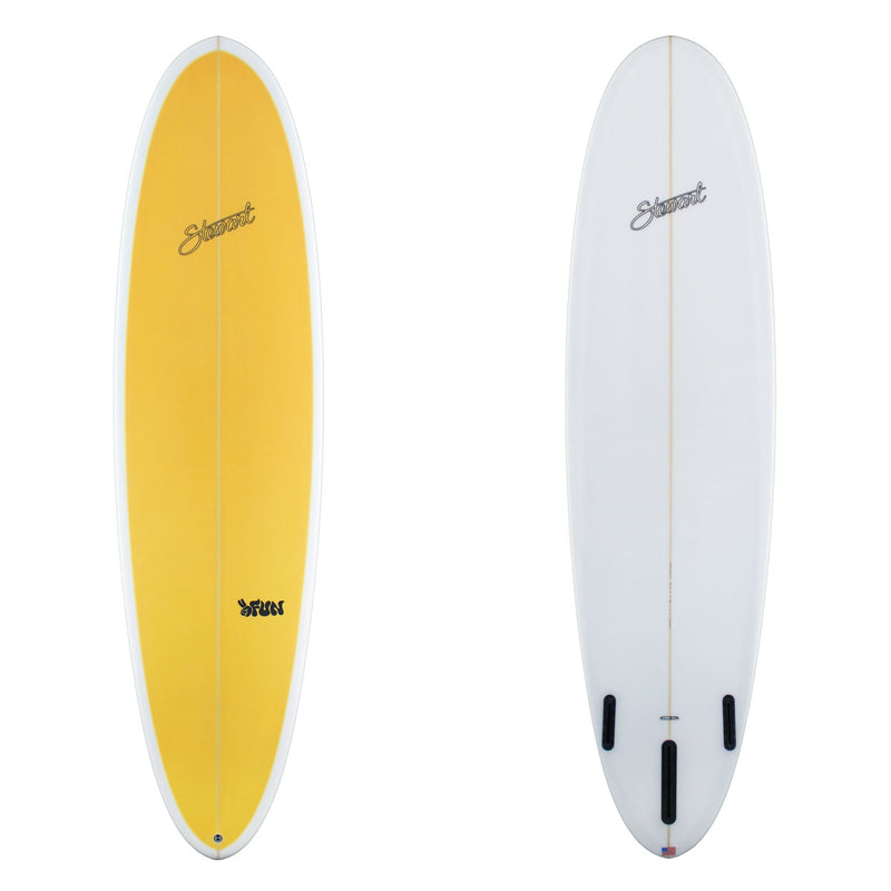 7'4" 2FUN (7'4", 22 1/2", 2 7/8") B#128797 fun board stewart surfboard