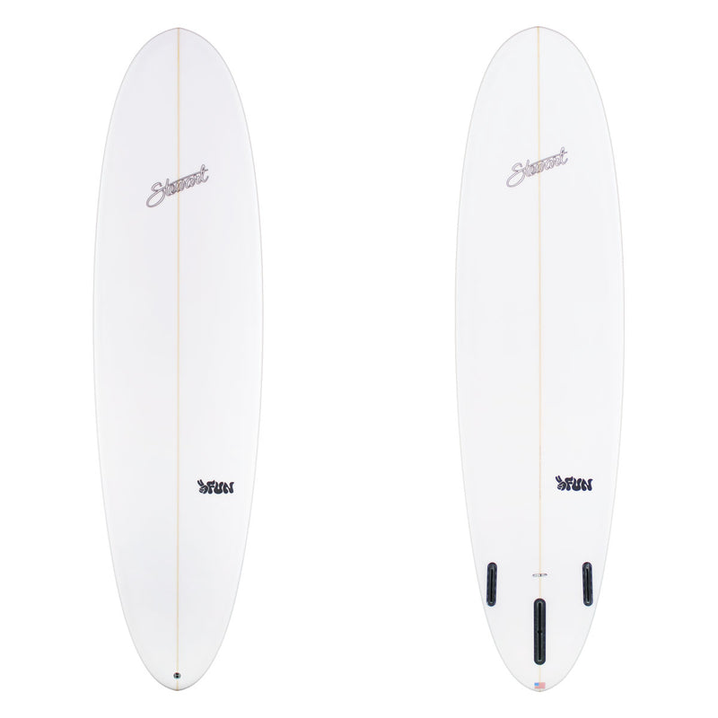 7'4" 2FUN (7'4", 22 1/2", 2 7/8") B#128799  surfboard funboard