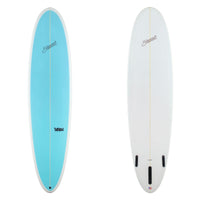 Stewart Mid-Length 8'0" 2FUN (8'0", 23", 3 1/8") B#129167 with a light blue panel on the deck
