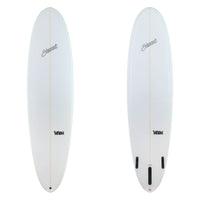 Stewart Mid-Length 7'6" 2FUN (7'6", 22 1/2", 3") B#129648 clear and sanded only