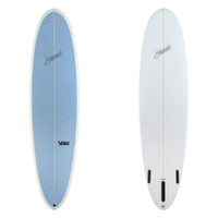 Stewart Mid-Length 7'4" 2FUN (7'4", 22 1/2", 2 7/8") B#129840 with a light grey panel on the deck