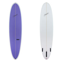 Stewart Mid-Length 7'10" 2FUN (7'10", 22 3/4", 3") B#130067with a purple panel on the deck