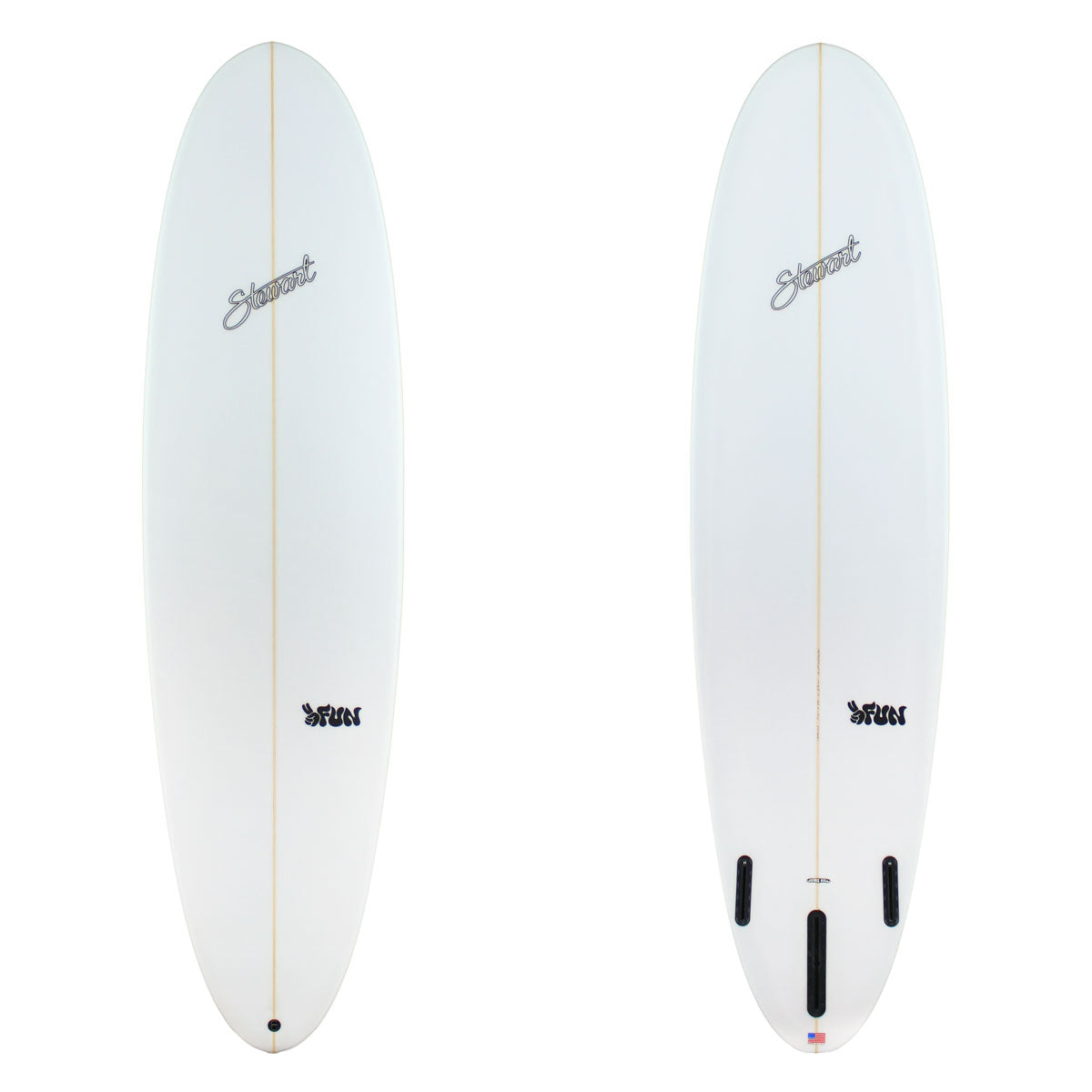 Stewart Mid-Length 7'0" 2FUN (7'0", 22", 2 3/4") B#129092 clear and sanded only