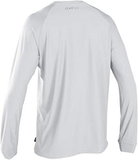 White long-sleeve shirt with 'O'Neill' branding on a white background