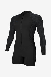 O'NEILL WOMENS HYPERFREAK 2MM FRONT ZIP L/S SPRINGSUIT