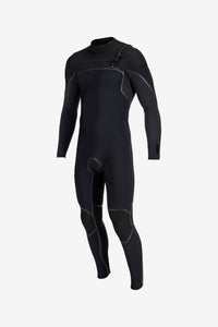 Black wetsuit on a white background