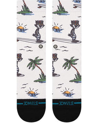 STANCE KOOL KATZ SURF CREW SOCK CANVAS