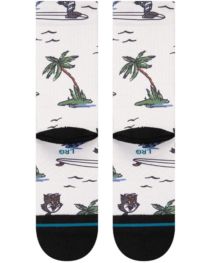 STANCE KOOL KATZ SURF CREW SOCK CANVAS