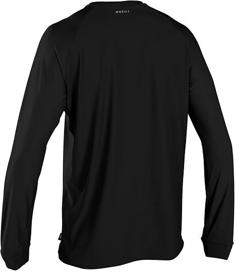 Black long-sleeve shirt with 'O'Neill' branding on the back against a white background