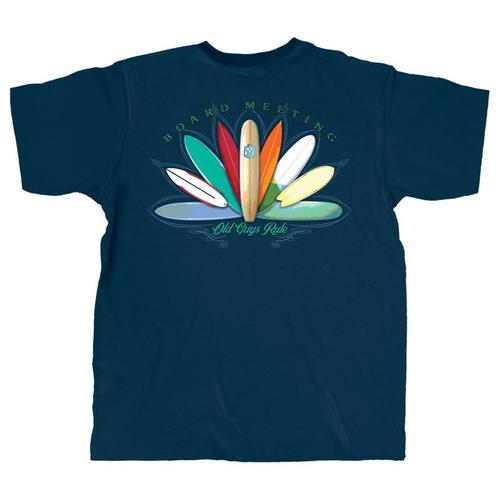 OLD GUYS RULE - BOARD MEETING BLUE T-SHIRT