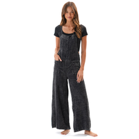 LOTUS & LUNA VINTAGE BLACK NOMAD JUMPSUIT