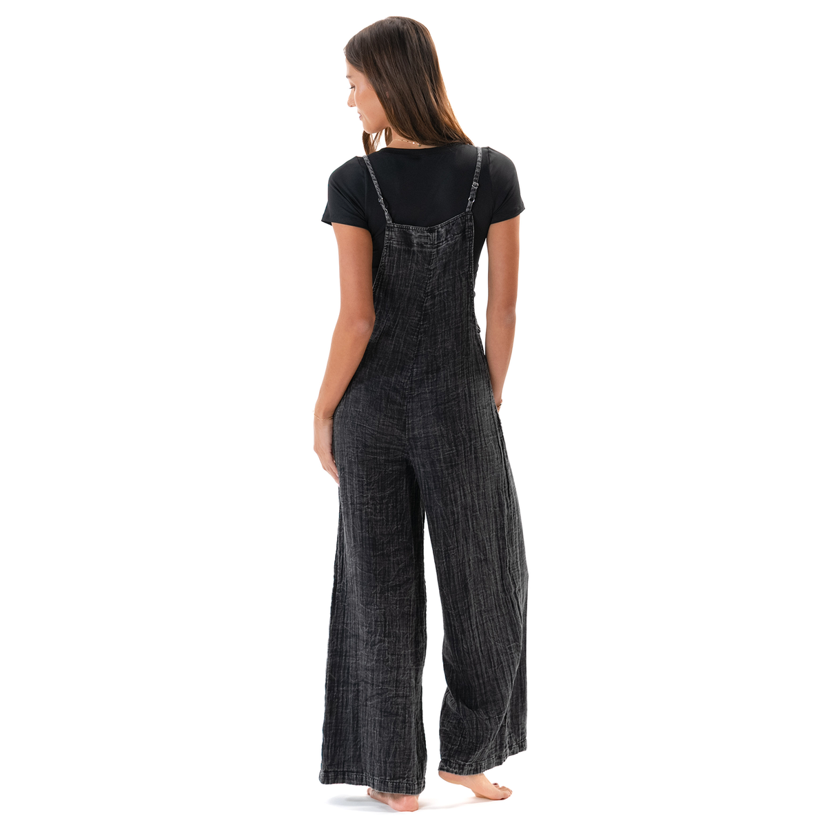 LOTUS & LUNA VINTAGE BLACK NOMAD JUMPSUIT