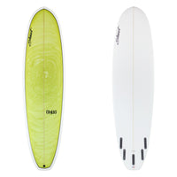 Stewart Md-Length 7'0" (949) (7'0", 22", 2 3/4") B#129526 with a green swirl panel on the deck