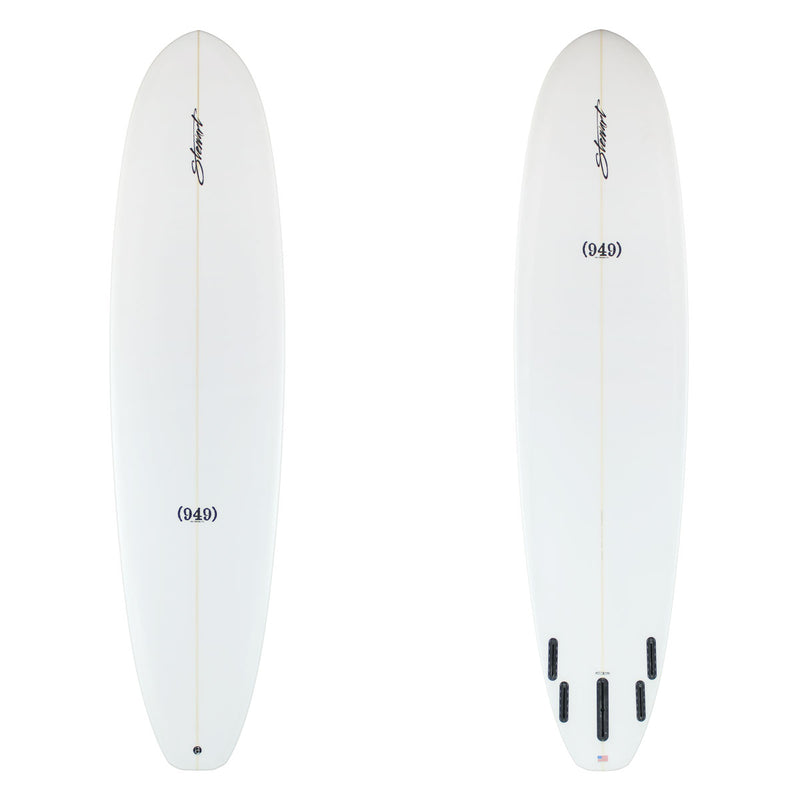 Deck and bottom view of a clear Stewart 949 