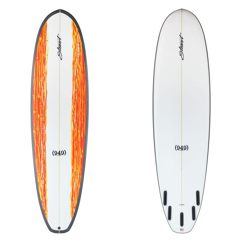 stewart 949 mid length with roange flame rail panels 