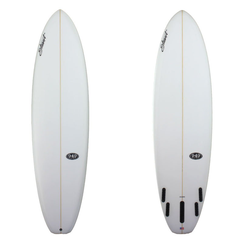 Stewart Mid-Length 7'10" 949-Comp (7'10", 22 7/8", 3") B#128575 clear and sand only 