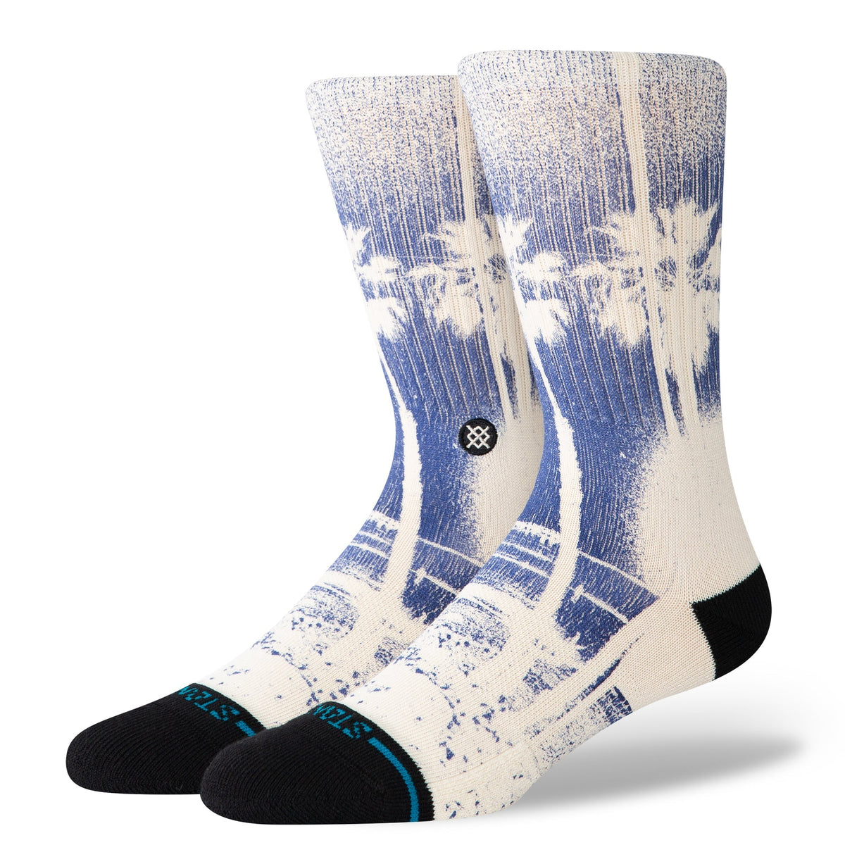Stance Socks. Pair of socks with palm tree design on a white background