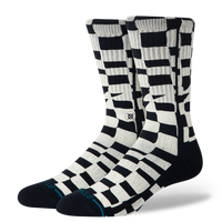 STANCE WAVE CHECK CREW SOCK