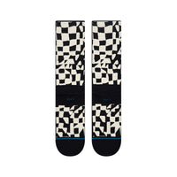 STANCE WAVE CHECK CREW SOCK