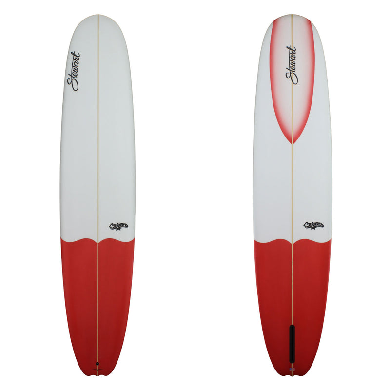 Stewart 9'4" Bird Longboard with red tail dip (9'4", 23 1/2", 3 1/4") B#128206