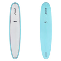 9'2" Bird (9'2", 23 1/4", 3 1/8") B#128949 with blue bottom and rails and black pinlines 