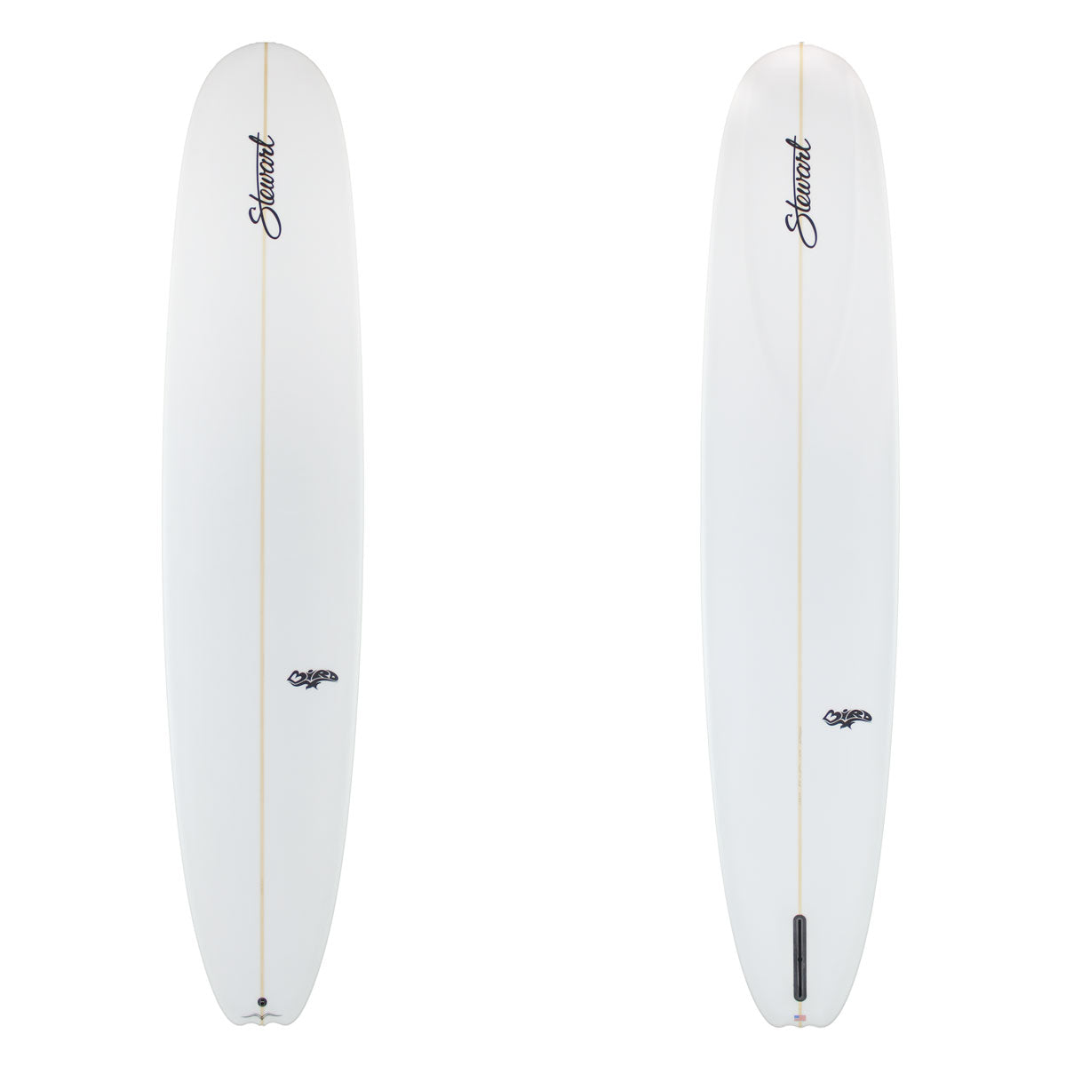 Stewart Longboard 9'8" Bird (9'8", 23 3/4", 3 3/8") B#129117 clear and sanded only 