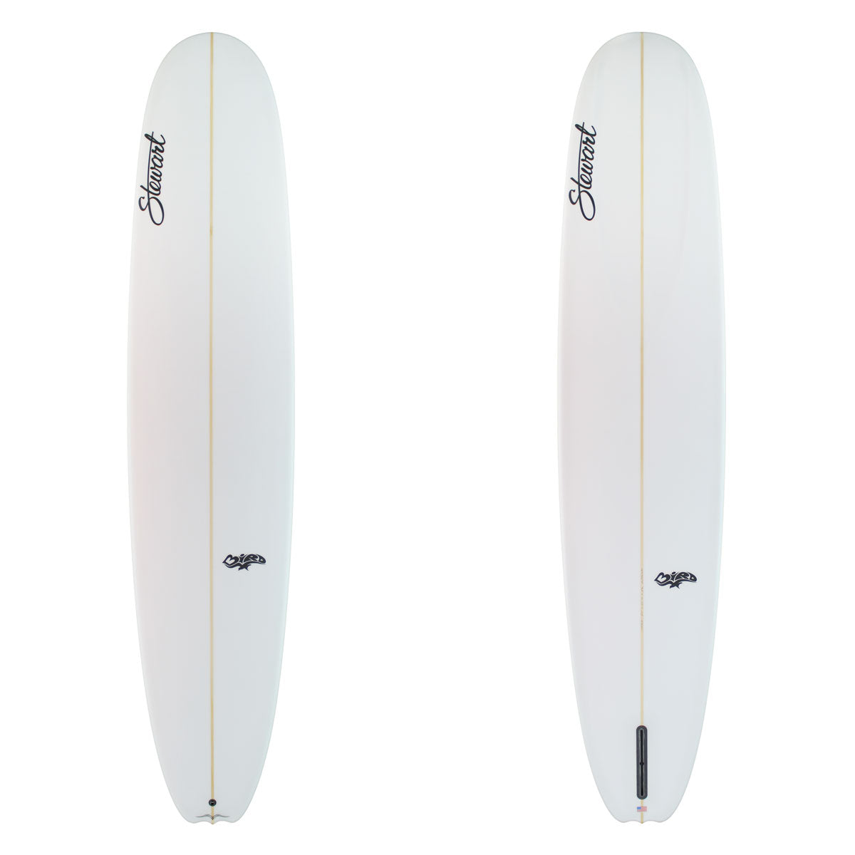 Stewart Longboard 9'2" Bird (9'2", 23 1/4", 3 1/8") B#129359 clear and sand only
