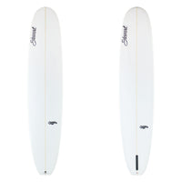 Stewart Longboard 9'4" Bird (9'4", 23 1/2", 3 1/4") B#129940 clear and sanded only with black logos