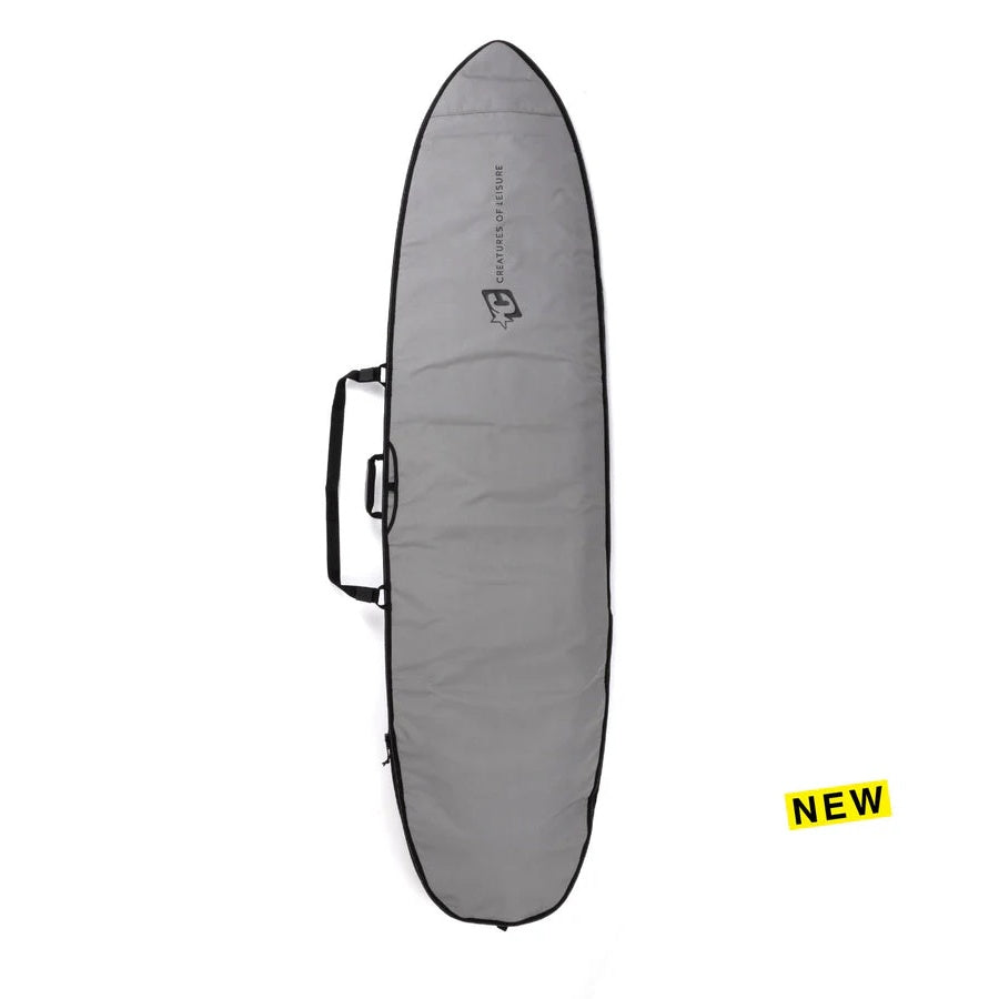 CREATURES OF LEISURE FISH ICON SURFBOARD BAG SILVER BLACK