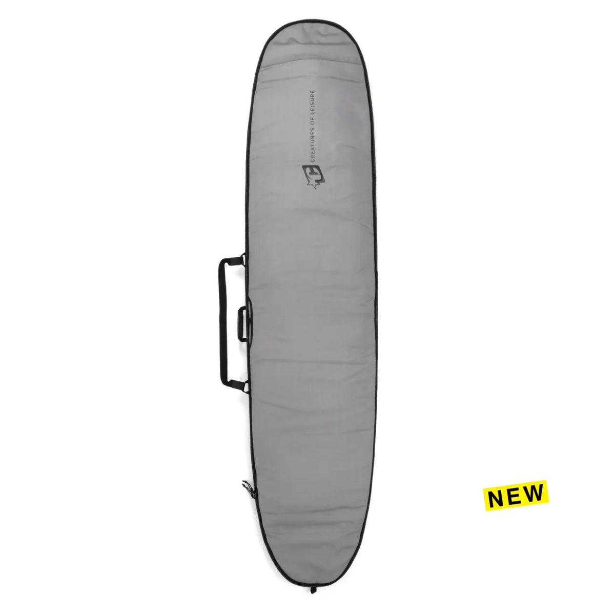 CREATURES OF LEISURE LONGBOARD ICON LITE SURFBOARD BAG - SILVER BLACK