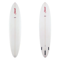 Stewart Longboard 9'0" Clydesdale (9'0", 24", 3 5/8") B#129793 clear and sanded only with red logos