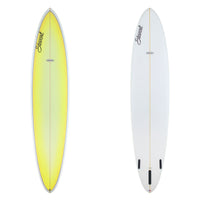 Stewart Longboard 9'6" Clydesdale (9'6", 24", 3 3/4") B#129696 with a yellow fade panel on the deck