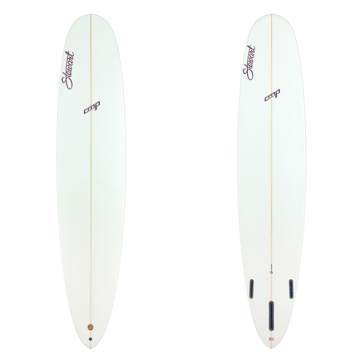 Stewart Longboard 9'0" CMP (9'0", 22 5/8", 2 5/8") B#129706 Clear and sanded only