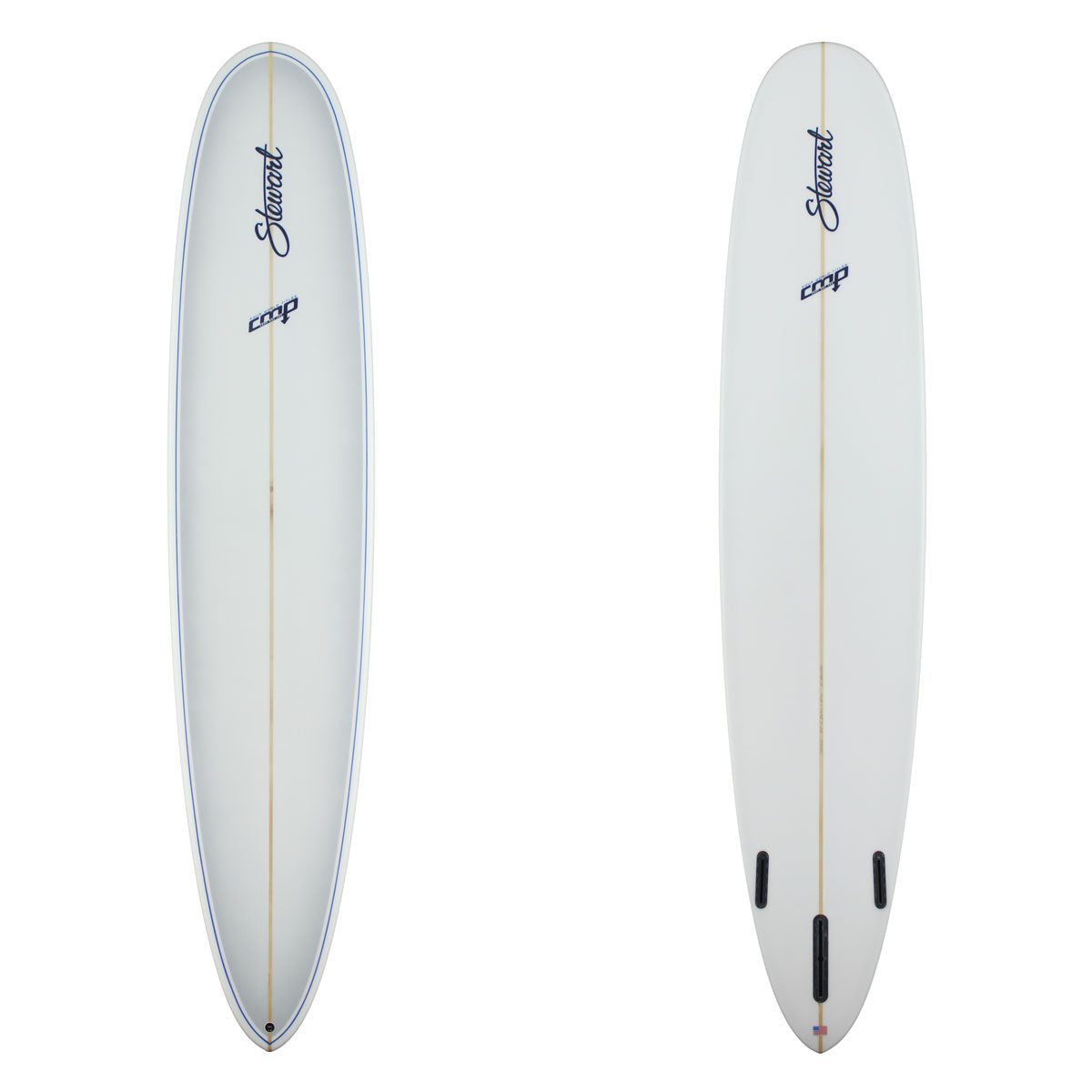 Stewart High proformance Longboard 9'2" CMP (9'2", 22 3/4", 2 3/4") B#128886 with a grey fade on the deck