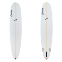 Stewart Longboard 9'0" CMP (9'0", 22 5/8", 2 5/8") B#130030 Clear and Sand only with blue and black logos