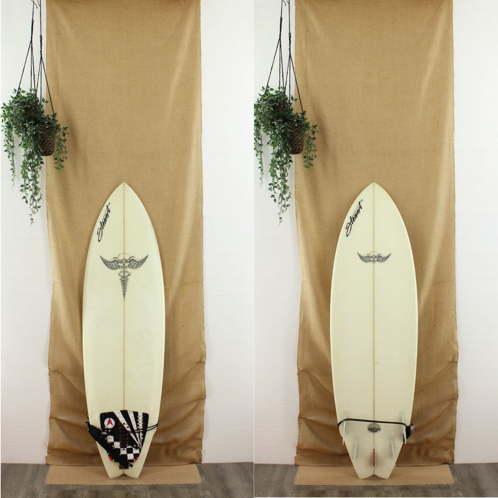 USED Stewart Therapy 6'0" x 20 1/2" x 2 3/8" POLY Shortboard