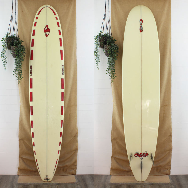 USED Infinity Cluster Longboard Poly 9'6 x 23 x 3 1/4