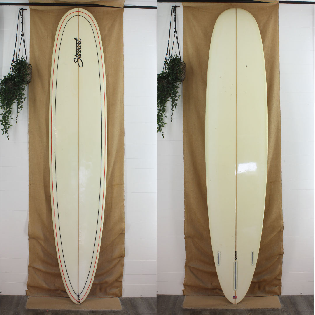 USED Stewart Redline 11 Longboard Epoxy 10 x 23 7/8 x 3 1/8 Gloss & Polish