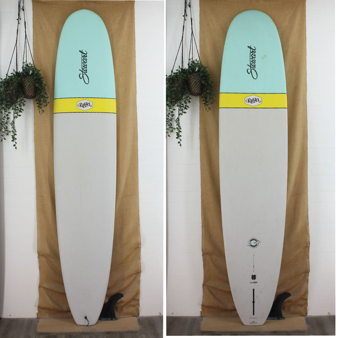 USED Stewart Surftech Ripster Longboard Composite 9'8 x 23 3/4 x 3 1/2