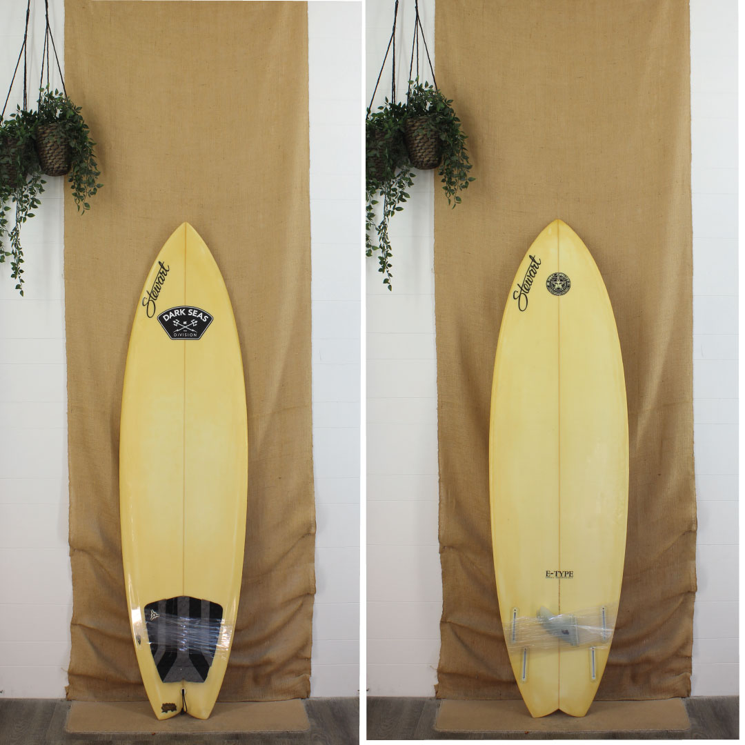 USED Stewart S-Rail Fish Shortboard EPS 6'4 x 20 1/4 x 2 1/2